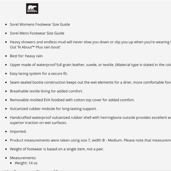 Sorel Out N About Booties size 9 waterproof ankle boots - Picture 8 of 13